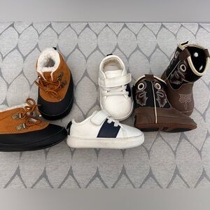 Boys baby crib shoe bundle